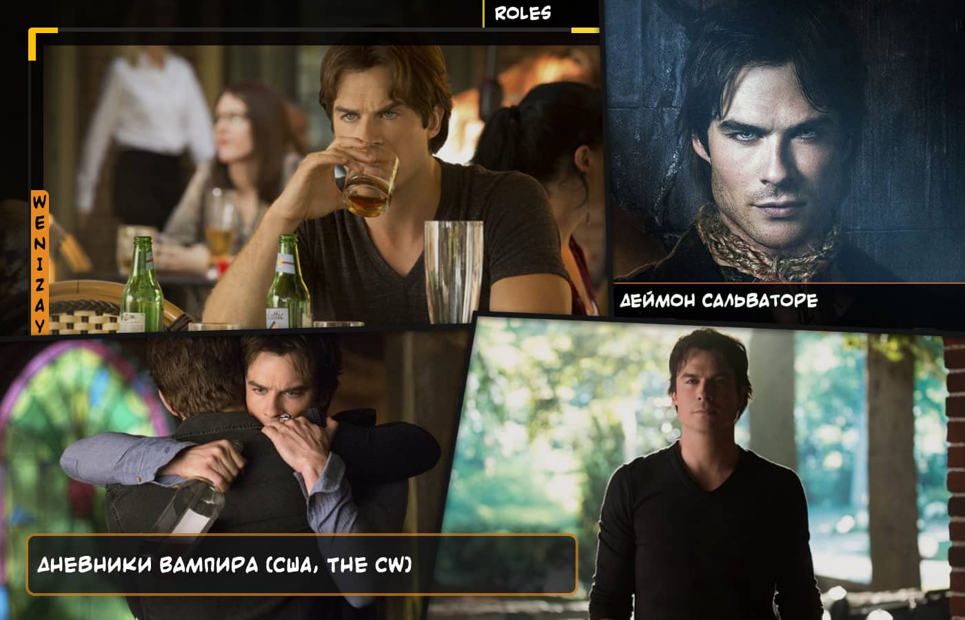 Йен Сомерхолдер как Деймон Сальваторе